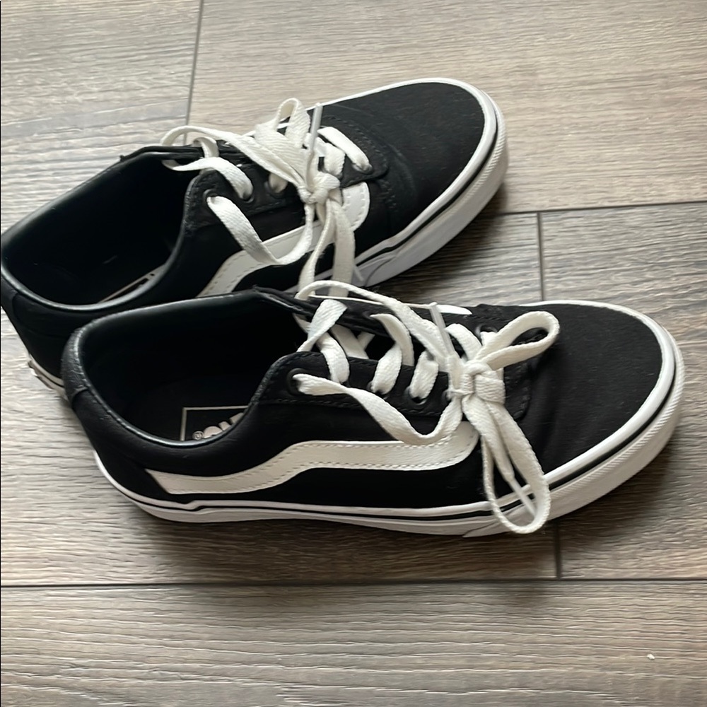 Vans womens Black and White Sneakers
